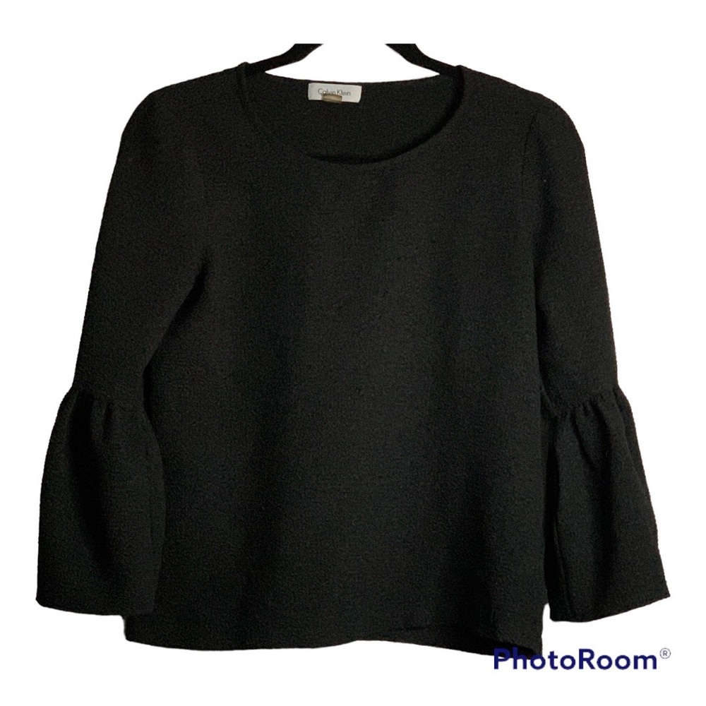 Calvin Klein Bell Sleeve Top SZ S